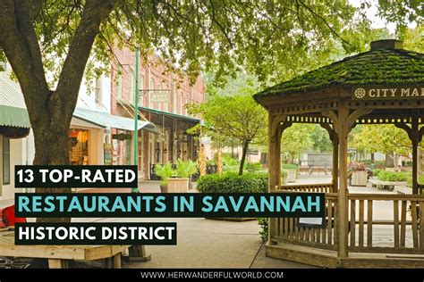 13 Best Restaurants in Savannah Historic District.